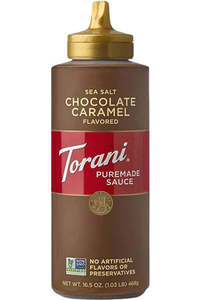 Torani Sauces: Torani Sauce Sea Salt Chocolate Caramel 480ml