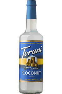 Torani Sugar Free Syrups: Torani Sugar Free Syrup Coconut 750ml