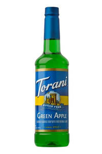 Torani Sugar Free Syrups: Torani Sugar Free Syrup Green Apple 750ml