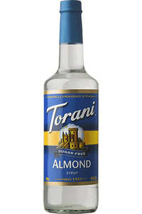 Torani Sugar Free Syrups: Torani Sugar Free Syrup Almond 750ml