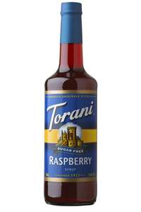 Torani Sugar Free Syrups: Torani Sugar Free Syrup Raspberry 750ml