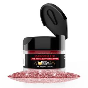 Brew Glitter Maroon Red 4g