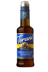 375ml Syrups: Torani Sugar Free Brown Sugar Cinnamon 375ml