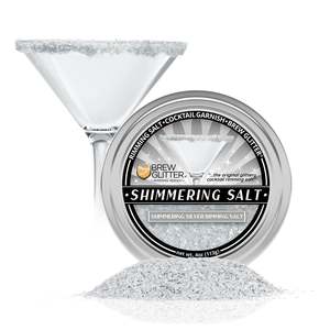 Rimming Salts: Shimmering White Cocktail Rimming Salt