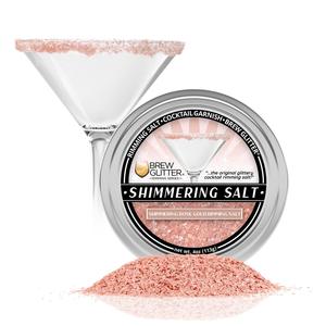 Rimming Salts: Shimmering Rose Gold Cocktail Rimming Salt