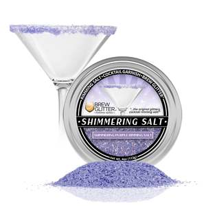 Shimmering Purple Cocktail Rimming Salt