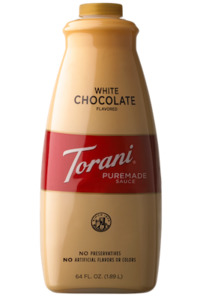 Torani Sauce White Chocolate 1.89l