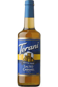 Torani Sugar Free Syrups: Torani Sugar Free Syrup Salted Caramel 750ml