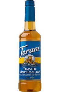 Torani Sugar Free Syrups: Torani Sugar Free Toasted Marshmallow Syrup 750ml