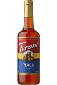 Torani Syrups: Torani Syrup Peach 750ml