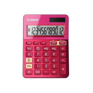Canon: Canon Ls123Kmpk Desktop Calculator Pink