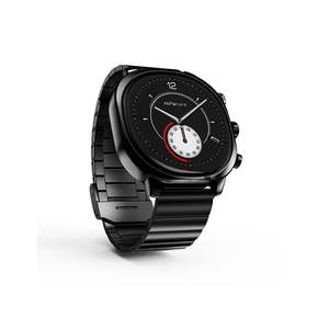Hifuture Aix Amoled Stainless Steel Smart Watch Caviar Black