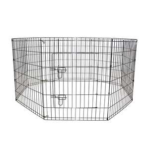 Pets Supplies: 8 Panel Foldable Pet Playpen 24"