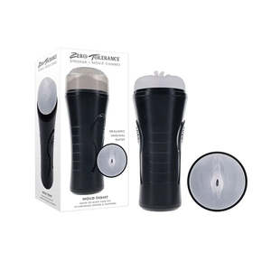 Adult: Zero Tolerance Hold Tight Clear Rechargeable Vibrating Vagina Stroker