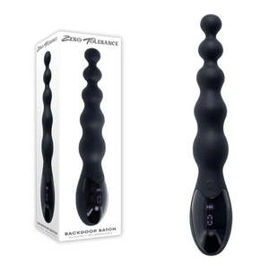 Zero Tolerance Backdoor Baton Black 24 Cm Rechargeable Anal Beads