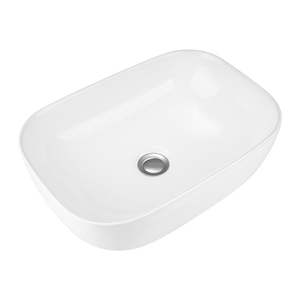 Bathroom Sinks Ceramic Basin Hand Wash Bowl White Rectangle