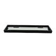 Shower Wall Storage Glass Shelf Rack Bathroom Shelf Holder Black