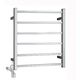 Gama Square Chrome Electric Heated Towel Rack 6 Bars