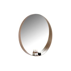 Mirrors: Round Wall Vanity Mirror Makeup Home Decor Space Saving Hallway