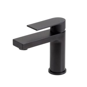Prato Bathroom Single Lever Basin Mixer Tap Matte Black