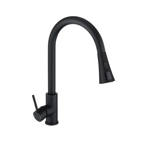 Pull Out Kitchen Mixer Tap Swivel Spout Temperature Display