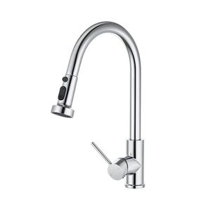3 Spray Patterns Swivel Pull Out Kitchen Sink Laundry Mixer Tap