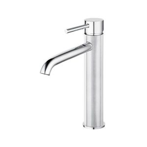 Brass Tall Round Basin Mixer Tap Bench Top Vanity