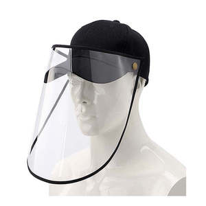 Men Accessories: Outdoor Protection Protective Cap Hd Shield Adult Black