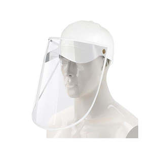 Men Accessories: Outdoor Hat Anti Fog Dust Saliva Cap Face Shield Cover Adult White