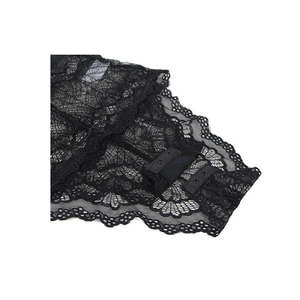 Women: Teddy One Piece Lingerie Sexy Lace Up Chest Ribbon Floral Thong Romper