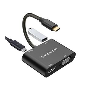 Cables Adaptors: Simplecom Da440 Usb C Multiport Adapter