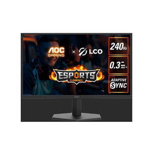 Monitors: AOC Ips 1920 × 1080 Fhd 240Hz Hdr10 3Ms Adaptive Sync