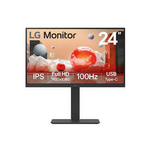 LG 24 Inch Ips Fhd 1920X1080 Usb C 65W Pd Rj45 100Hz 5Ms Amd Freesync