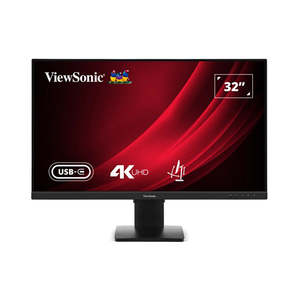Monitors: Viewsonic 32 Inch Vg 4K Superclear Va Usb C Dp Height Adjust