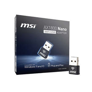 Peripherals: Msi Guax18N Ax1800 Wifi Usb Adapter