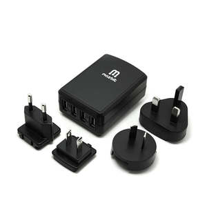 Electronics Photography: Mozbit 4 USB World Travel Power Adaptor Charger AU NZ UK EU US JAPAN