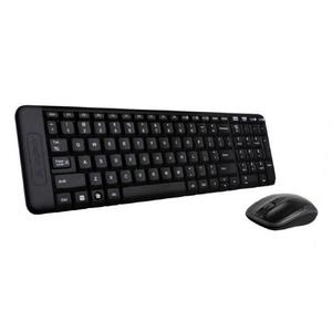 Logitech Wireless Keyboard and Mouse Combo MK220 Black USB Receiver )