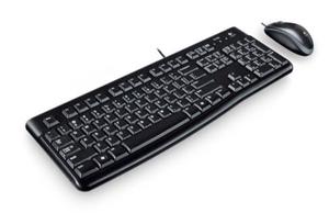 Logitech: Logitech Wired Keyboard and Mouse Combo Desktop MK120 Black USB