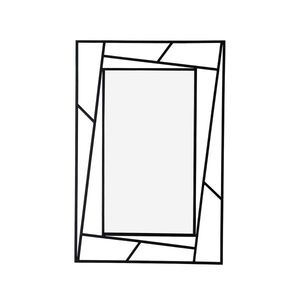 Building Renovation: Wall Accent Mirror Rectangular Vanity Decorative Wood Frame 60x90cm