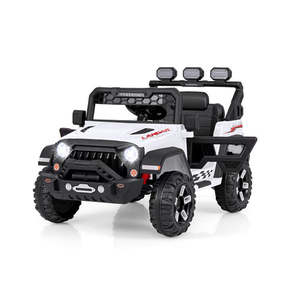 12V Kids Dual Motor Ride On Car Jeep Electric Toy With Remote Control
