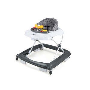 Baby Gear: Foldable Baby Walker With 3 Adjustable Heights Comfy Padded Seat