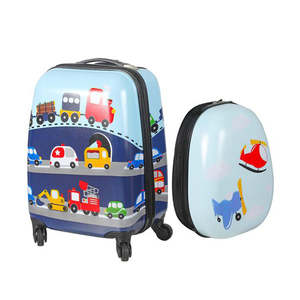 2Pcs Kids Luggage Set Travel Suitcase Child Bag Backpack Baggage
