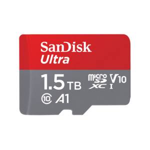 Sandisk: SanDisk 1.5TB Ultra microSDXC UHS-I Card (SDSQUAC-1T50-GN6MN)