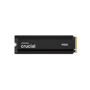 External Storage: Crucial P510 1Tb Gen5 2280 Nvme M2 Ssd W Heatsink 11000 9500 Mbs Rw