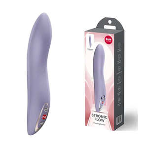 Fun Factory Stronic Flow Light Violet Rechargeable Thrusting Vibrator