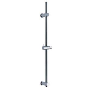 Showers: Round Shower Rail with Inlet