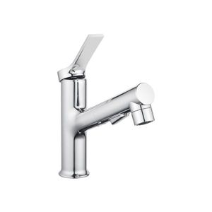 Alloy Pull Out 3 Water Modes Spout Bathroom Sink Faucet