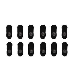 Fashion Clothing: 12X Medium Cushion No Show Socks