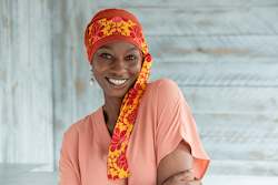 Headwear: Yanna Turban Brick Lotus Florenza