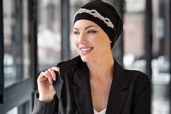 Headwear: Yanna Turban Black Diamond Plait